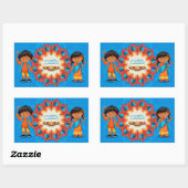 Joyeux Diwali Autocollant rectangulaire (Feuille)