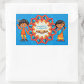 Joyeux Diwali Autocollant rectangulaire (Sac)