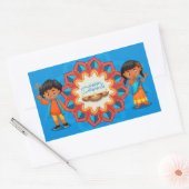 Joyeux Diwali Autocollant rectangulaire (Enveloppe)
