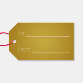 Joyeux Diwali Diya - Étiquette de cadeau (Dos (Horizontal))