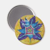 Joyeux Diwali mandala Magnet (Recto/Verso)
