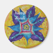 Joyeux Diwali mandala Magnet (Devant)