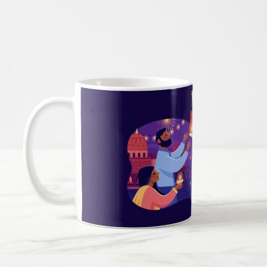 Joyeux Diwali Mug (Gauche)