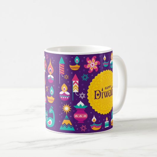 Joyeux Diwali Mug (Devant droit)