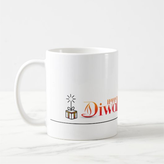 Joyeux Diwali Mug (Gauche)