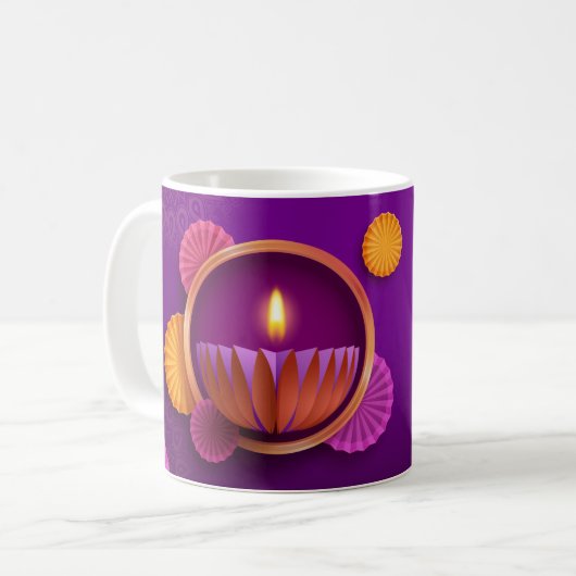 Joyeux Diwali Mug (Devant gauche)