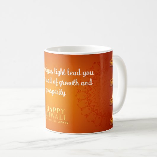 Joyeux Diwali Mug (Devant droit)