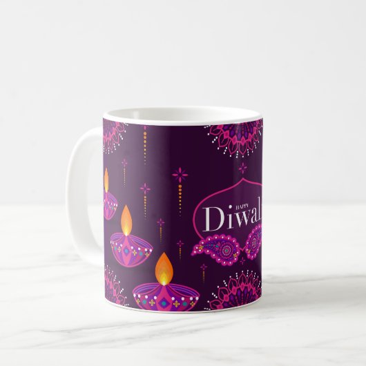 Joyeux Diwali Mug (Devant gauche)