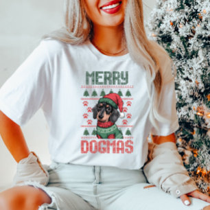 Joyeux Dogmas T-shirt femme Noël