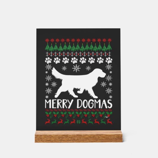 Joyeux Dogmes Chien Flocon de Neige Sweat de Noël  (Recto)