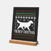 Joyeux Dogmes Chien Flocon de Neige Sweat de Noël  (Angle)