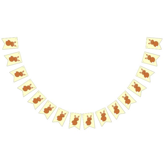 Joyeux drapeau de Bunny Bunny de Pâques (Tout)