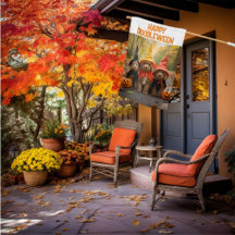 Joyeux Drapeau de la Maison Doodleween