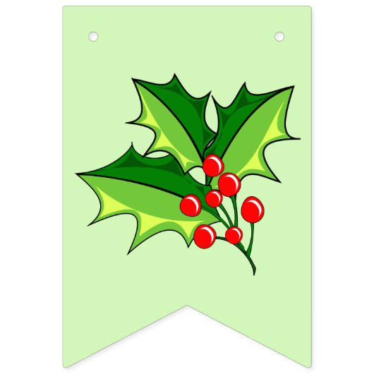 Joyeux drapeaux de Bunting de vacances (Premier drapeau)