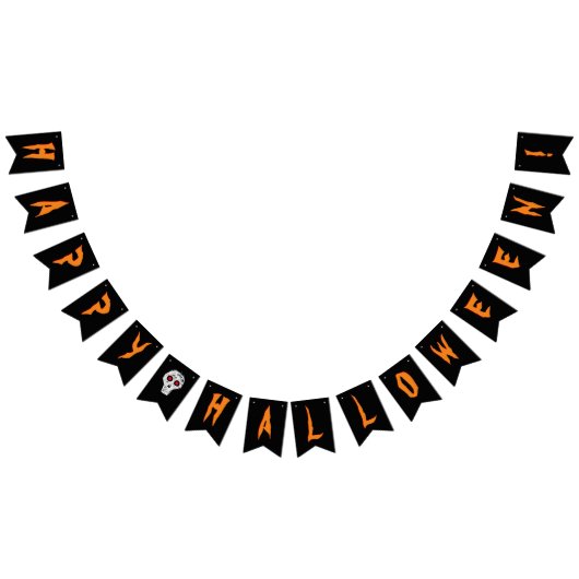 Joyeux drapeaux de Bunting Halloween (Tout)