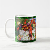 Joyeux elfes enveloppant la Mug présente (Gauche)