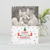 Joyeux Elfin Fêtes Noël Cartes photos (Debout devant)