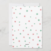 Joyeux Elfin Fêtes Noël Cartes photos (Dos)