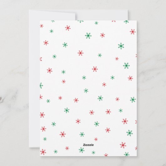 Joyeux Elfin Fêtes Noël Cartes photos (Dos)