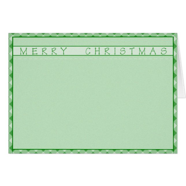 Joyeux En vichy de Noël (Devant horizontal)