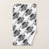 Joyeux ensemble de serviettes de bain Citrouille H (Serviette à main)