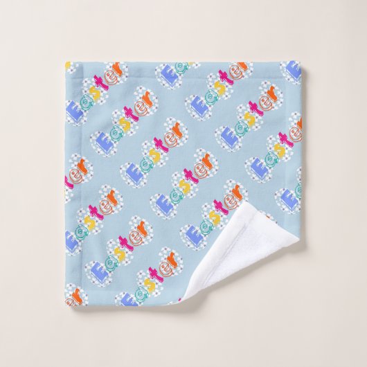 Joyeux ensemble de serviettes de bain de Pâques (Gant de toilette)