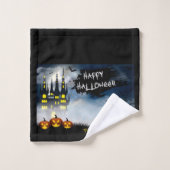Joyeux ensemble de serviettes de bain Halloween Ha (Gant de toilette)