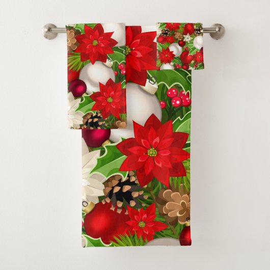 Joyeux ensemble de serviettes de vacances (En situation)