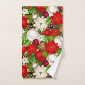 Joyeux ensemble de serviettes de vacances (Serviette à main)