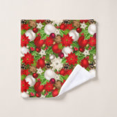 Joyeux ensemble de serviettes de vacances (Gant de toilette)