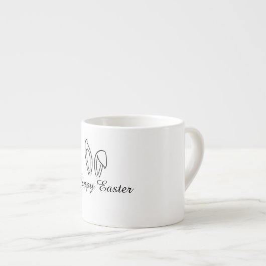 Joyeux Espresso Mug de Pâques - Cadeau Festif (Devant droit)