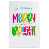 Joyeux et amusant Festif de Noël Sac cadeau de Noë (Dos)