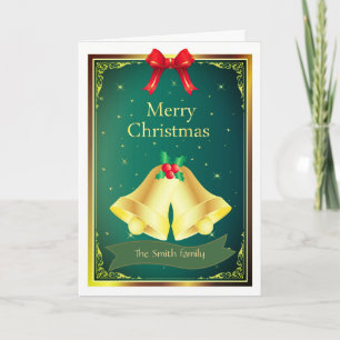 Joyeux et béni Noël antique Carte de vacances