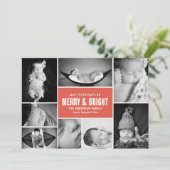 Joyeux et brillant Carte photo multiple (Debout devant)