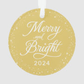 Joyeux et brillant des étoiles d'or moderne Photo  (dos)