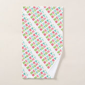 Joyeux et brillant ensemble de serviettes de Noël (Serviette à main)