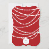 Joyeux et brillant étincelles Chic Invitation de f (Dos)