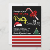 Joyeux et brillant, invitation à la fête de Noël (Devant)