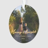 Joyeux et brillant Neon Letter vacances photo (devant)