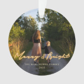 Joyeux et brillant Neon Letter vacances photo (devant)