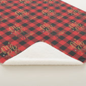 Joyeux et brillant Noir Rouge Russe Plaid Noël (3/4)