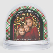 Joyeux et brillant ! Photo de Noël Plaid (Avant)