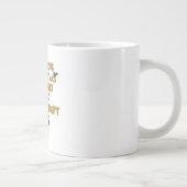 Joyeux et brillant rouge Noël bougie Mug (Droite)
