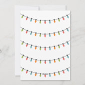 Joyeux et brillants feux de Noël Cartes photos (Dos)