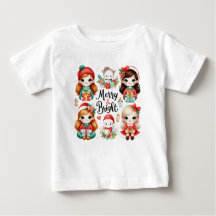 Joyeux et brillants T-shirts enfants