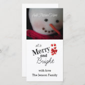 Joyeux et Carte photo lumineux (Devant / Derrière)