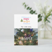 Joyeux et Carte photo lumineux (Debout devant)