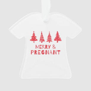 Joyeux et enceinte à Noël