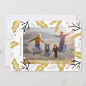 Joyeux et lumineux | Carte de vacances photo (Dos)