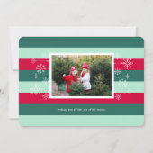 Joyeux et lumineux | Carte photo de vacances (Dos)